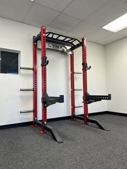 FREE DELIVERY - Heavy Duty Squat Rack - 3x3 Inch Posts - 11 Gauge Steel - Commercial Grade 