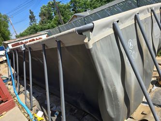 Sand pump and above ground pool