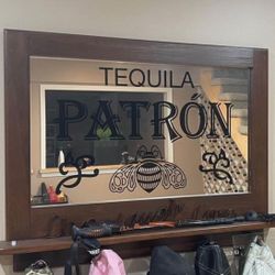Patron Mirror/ Coat Hanger 