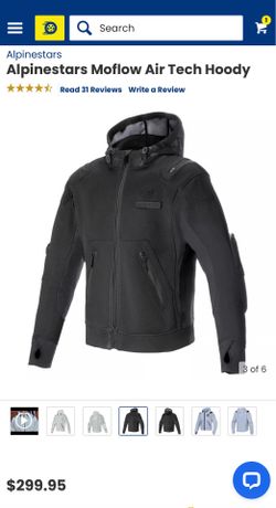 Alpinestars Moflow Air Tech Hoody - Size Medium