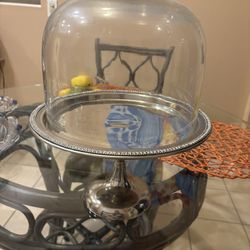 Tahari Rhinestone Cake Stand 