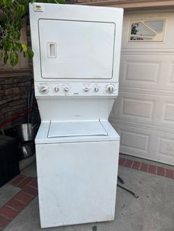 Kenmore stackable washer and gas dryer