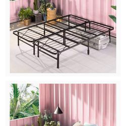 Zinus  14inch Bedframe Queen Metal Bed Platform