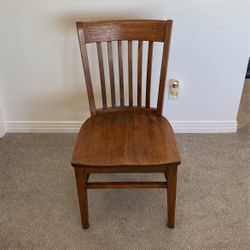 Antique Colonial Wooden Chair 