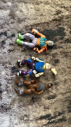 TMNT Vintage Action Figures Lot of 3
