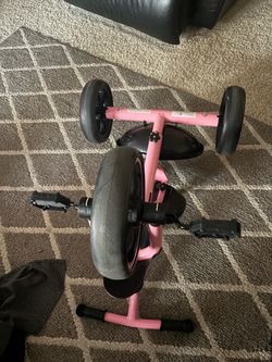 Pink Kids Tricycle with Pedals