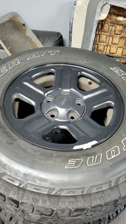 Jeep Wrangler 16" wheels & tires (set of 4) 245/75/16