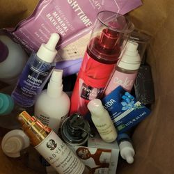 Bag Of Beauty Products 