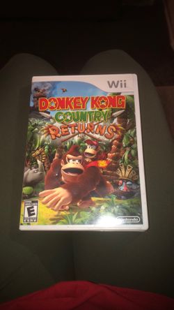 Donkey Kong country returns wii game