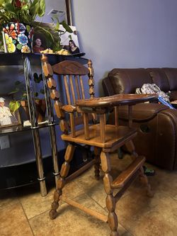 Wood High Chair