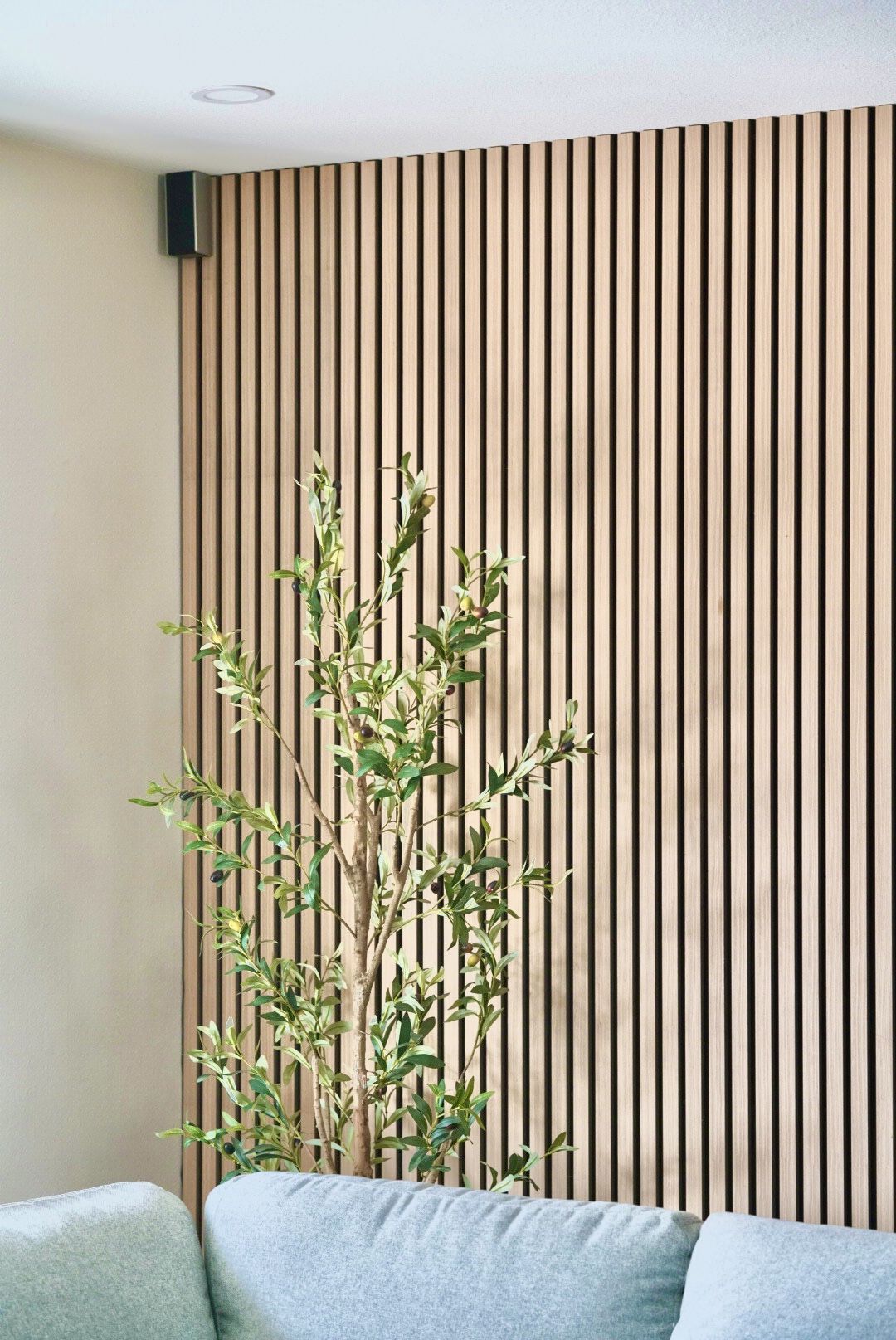Acoustic Wood Slat Wall Paneling Fluted Slatted Wood Panels 8ft X 2ft