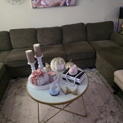 U SHAPED SECTIONAL WITH OTTOMAN 