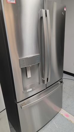 GE 3 Door Stainless Steel Refrigerator
