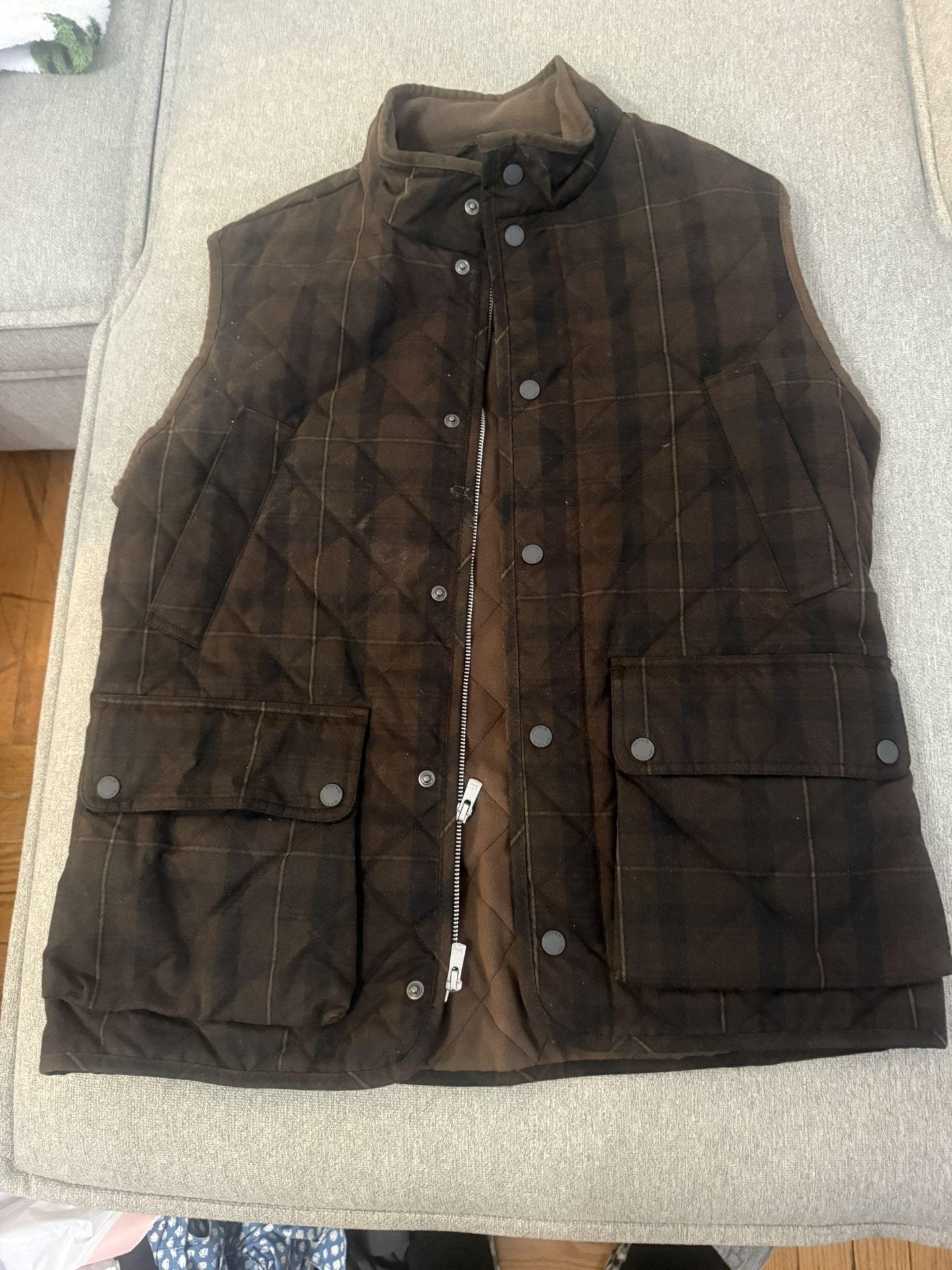 Peter Millar Women’s Vest Puffer Jacket Fur Lining