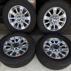 Ford F250 F350 Platinum Factory Wheels Tires
