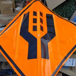Construction signs