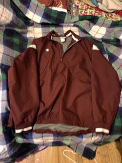 champion size L half zip jacket