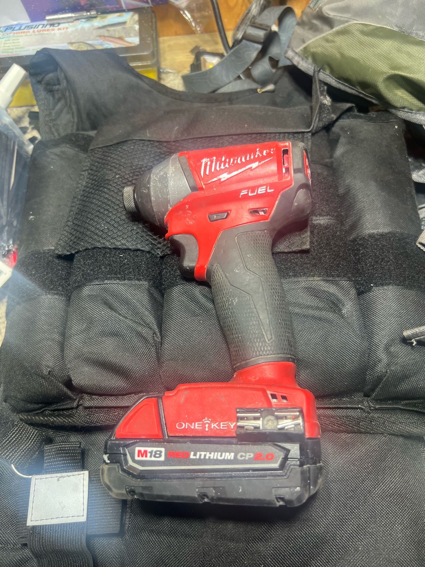 Milwaukee power tool with battery Drill driver