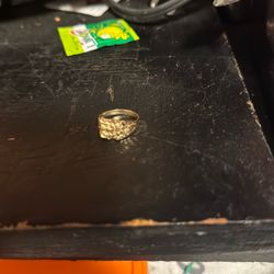 Gold Nugget Ring 