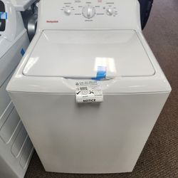 HOTPOINT 4.0 CU.FT.CAPACITY
WASHER WITH STAINLESS
STEEL BASKET,COLD PLUS AND
WATER LEVEL CONTROLz