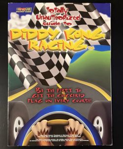 Diddy Kong Racing Brady Game Strategy Guide Book VTG 1997 Totally Unauthorized