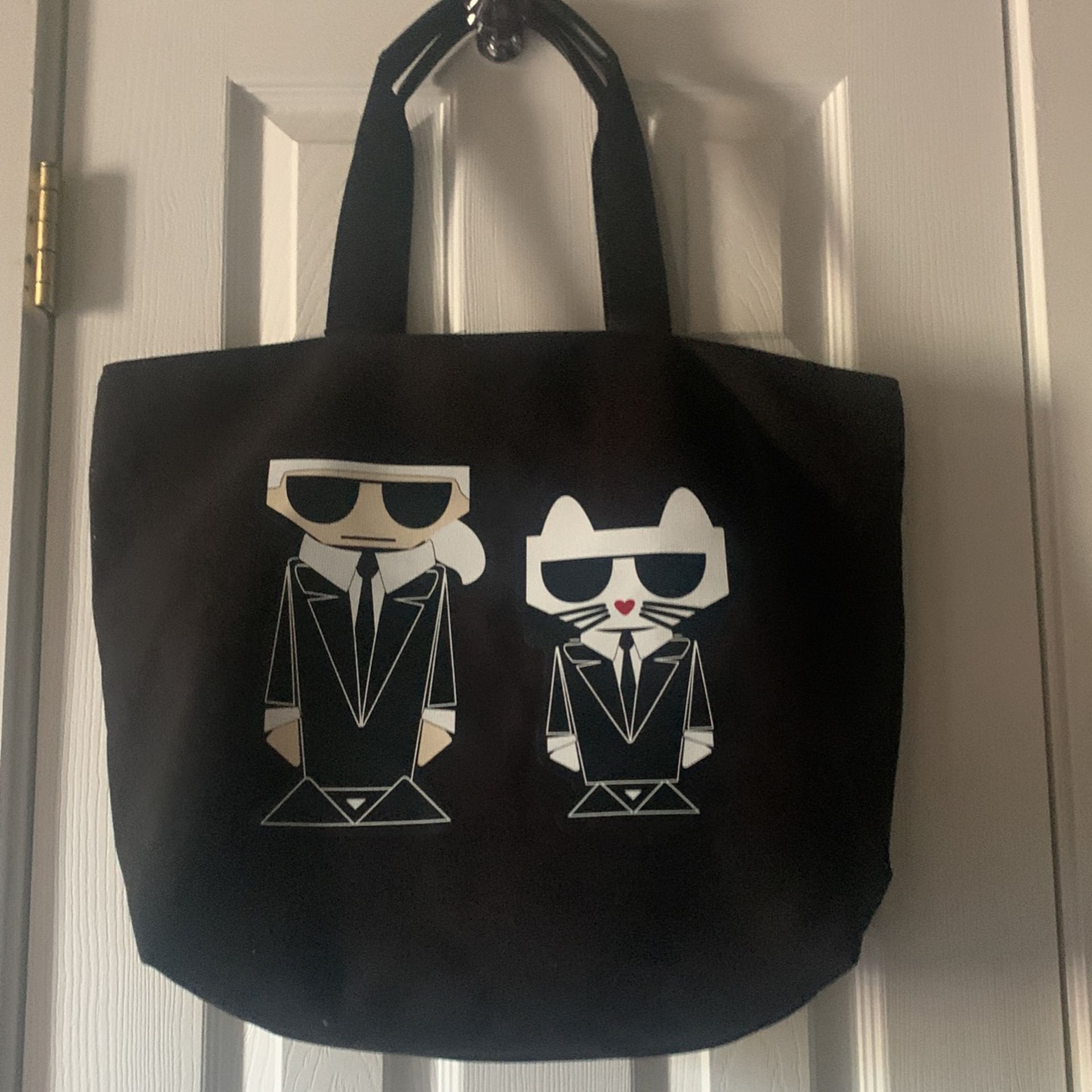 Karl Lagerfeld Paris Double Strap Logo Kristen Tote