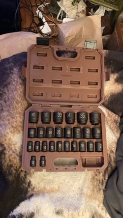 Marco 1/2 inch impact socket set