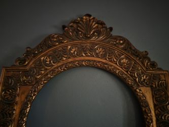 Baroque Carved Arched Mirror Frame