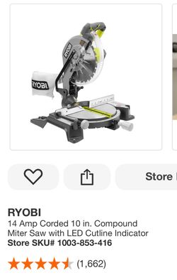 Ryobi miter saw