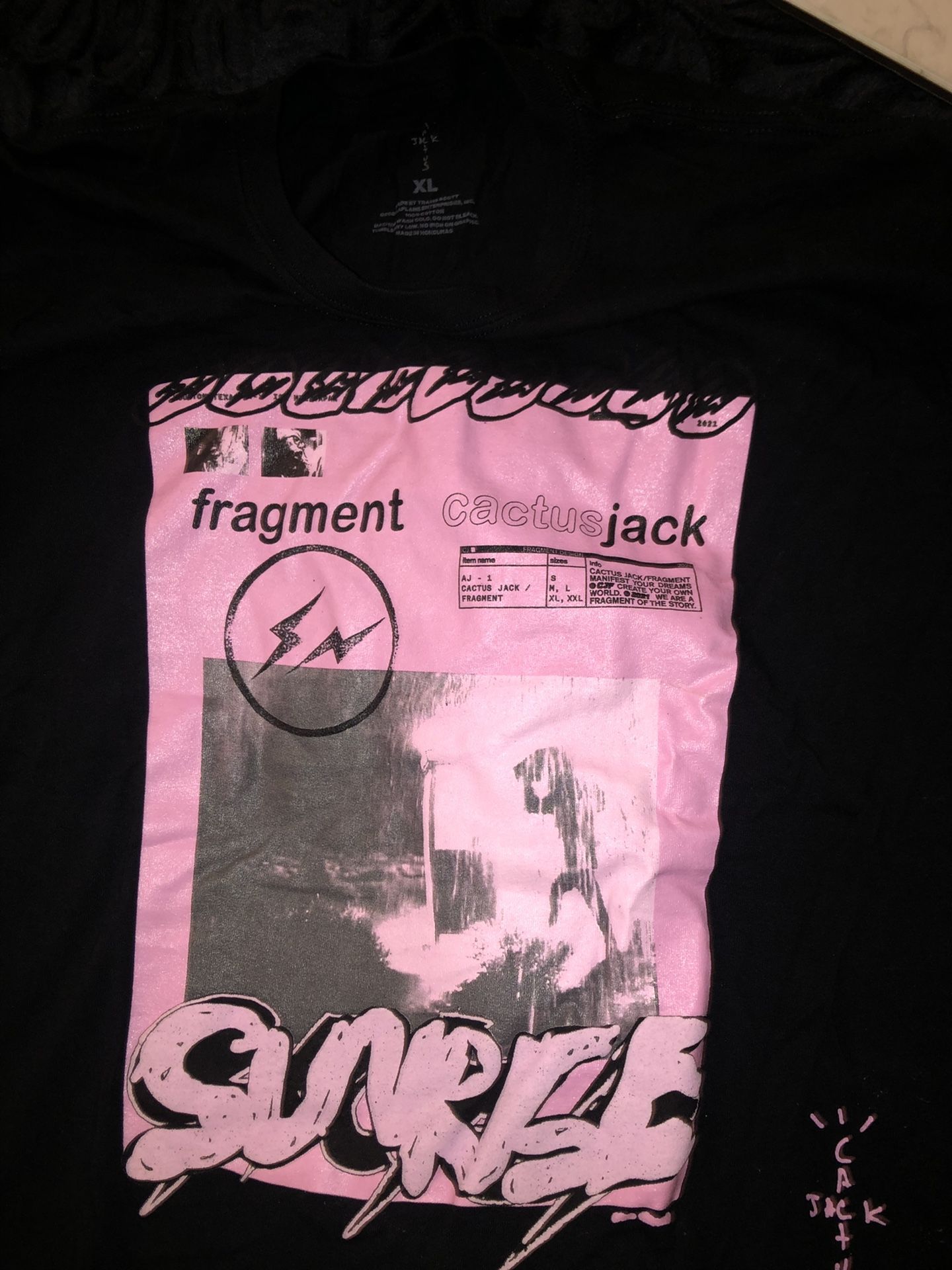 Cactus Jack x Nike Air Jordan Pink Baseball Shirt