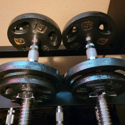 
Fitness Gear 40 lb Adjustable Dumbbell Set