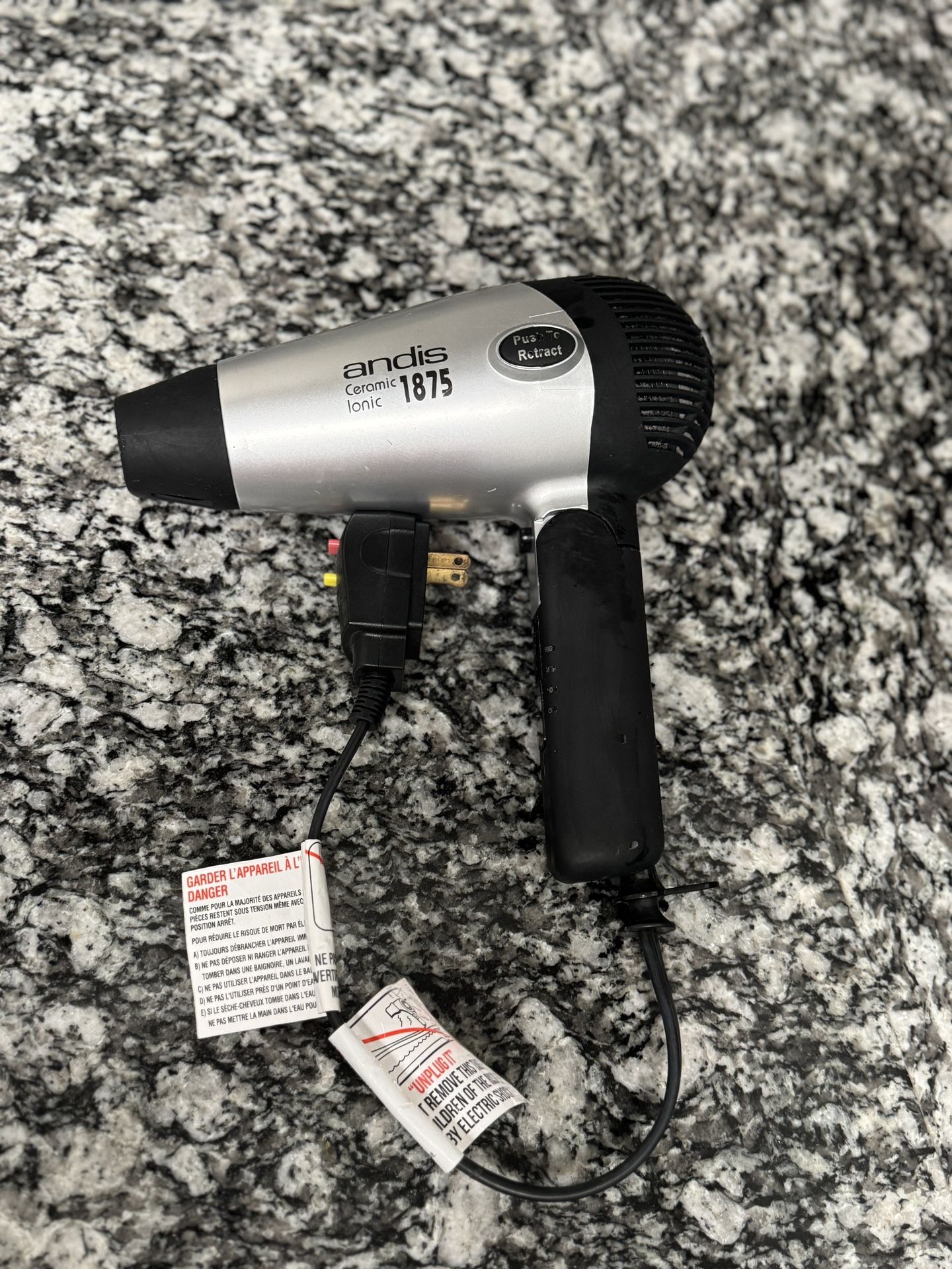 Andis Ceramic Ionic 1875 Hair Dryer
