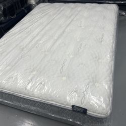 QUEEN SIZE KLUFT AIRELOOM HOLLAND MAID COPPERTECH MATTRESS & BOX SPRING BED SET