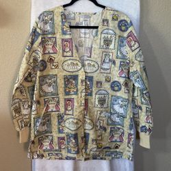 Ladies Cherokee scrub jacket-size M