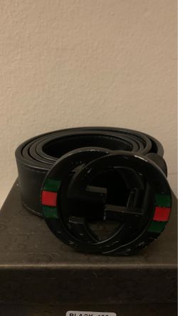 Gucci Black Belt
