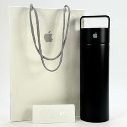 Apple Park Water Bottle Black 2026 WWDC Exclusive Stainless 22oz Sticker + Bag