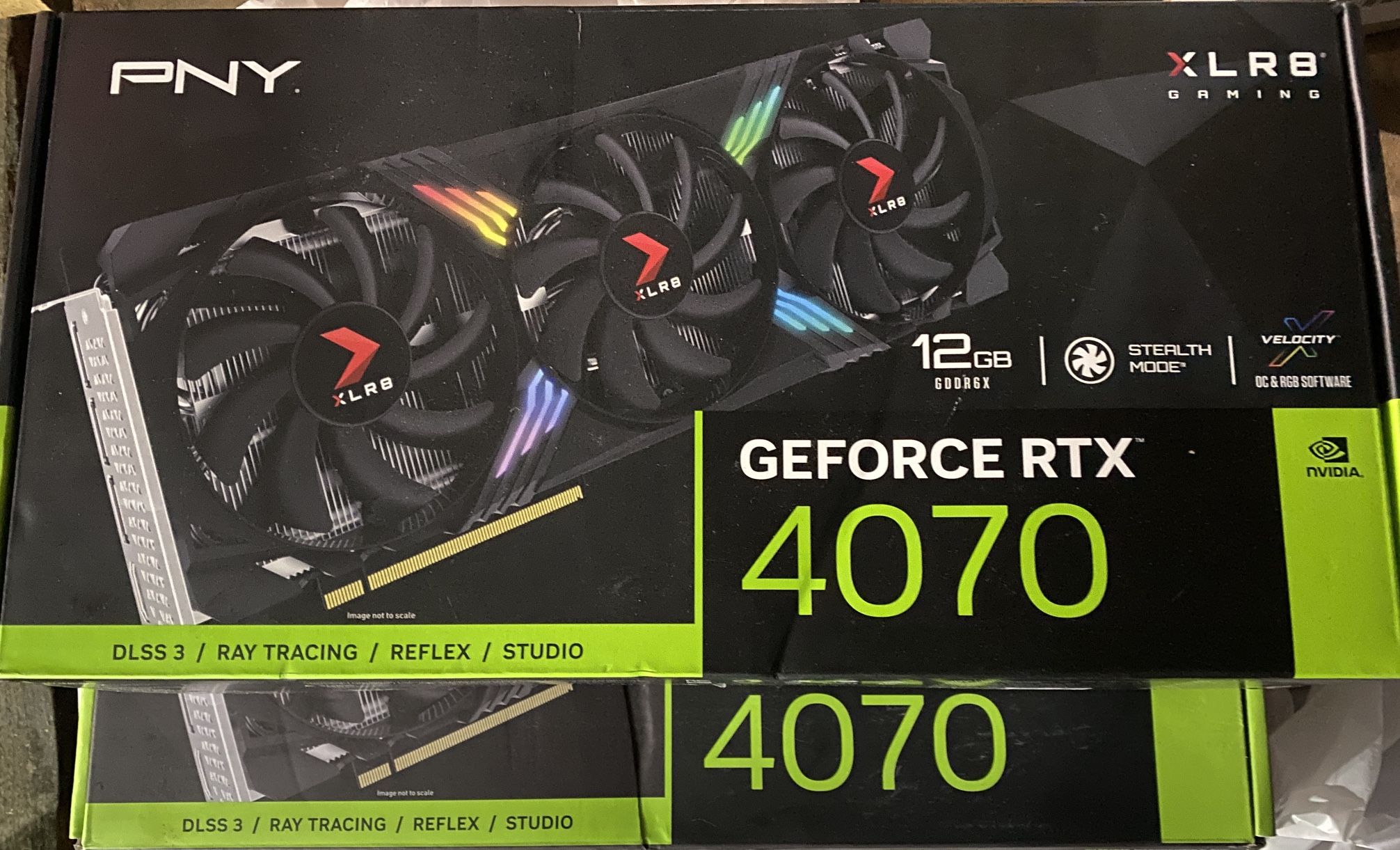 PNY XLR8 Gaming GeForce RTX 4070 12GB GDDR6X Graphics Card New