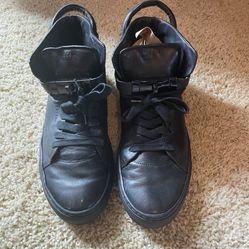 Buscemi Black Leather Shoes