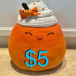 $5 AS IS Pumpkin Spice Latte Squishmallow 16” inches