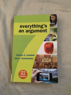 Everything’s an argument 2016 MLA format textbook