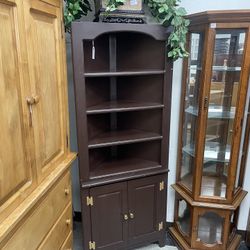 Corner Shelf Cabinet Storage Display Unit