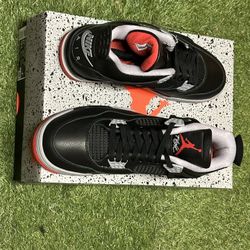 Jordan 4 “Bred” Leather 