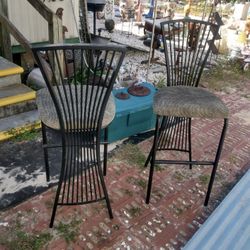 Two Bar Stools 