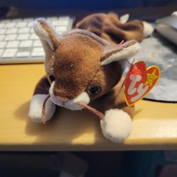 Vintage 1997 Ty Beanie Baby Pounce The Cat