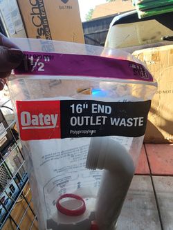 1 1/2" outlet waste for sink