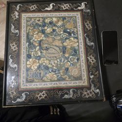 Authentic Silk Framed Embroidary