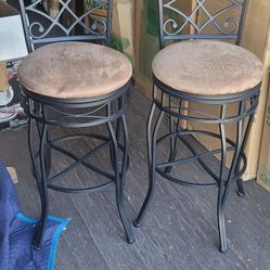 Metal Bars Chairs... 2 Chairs... $100 Both