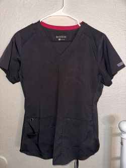 black scrubs set