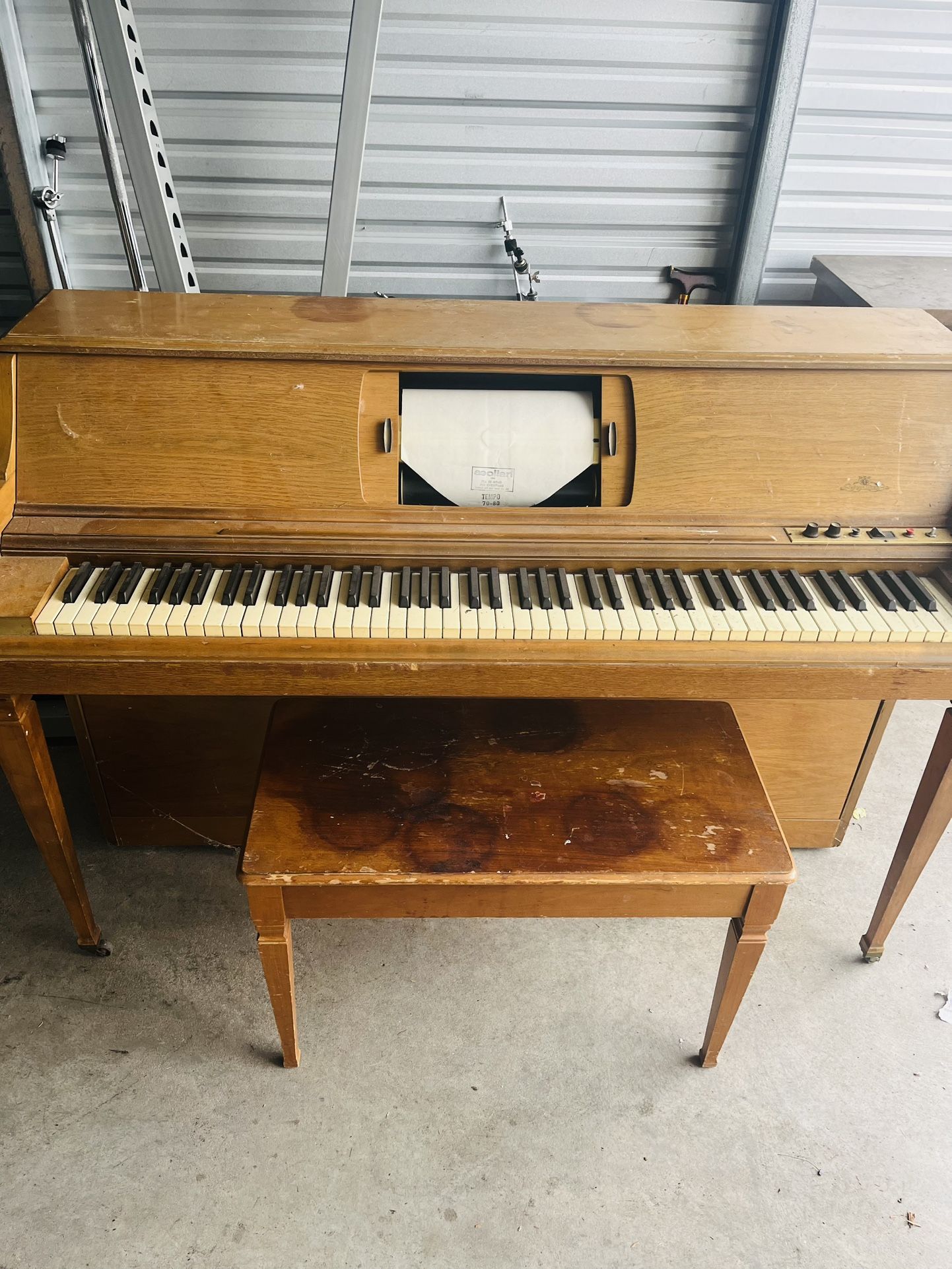 Wurlitzer  FREE. self player piano just come and pick it up in Monroe storage area