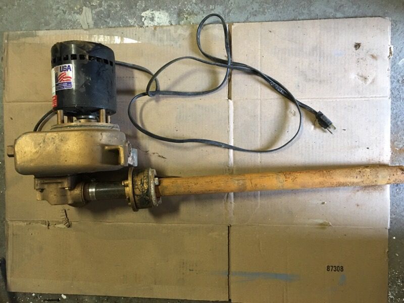 Shellback sump pump